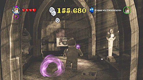 Wkładamy w odpowiednie miejsca rozsypane tabliczki - Wspomnienie młodego Snapea | Opis przejścia - Rok 5 | LEGO Harry Potter 5-7 - LEGO Harry Potter: Lata 5-7 - poradnik do gry
