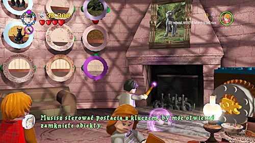 Kot zrzuca nam flakonik z niezbędnym proszkiem - Wielki wirtuoz | Opis przejścia - Rok 5 | LEGO Harry Potter Lata 5-7 - LEGO Harry Potter: Lata 5-7 - poradnik do gry