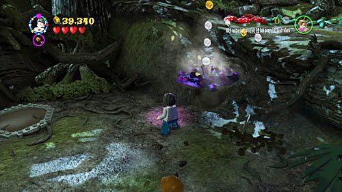 Wszystkie fragmenty umieszczamy w odpowiednich miejscach na filetowym kwiecie - Wielki wirtuoz | Opis przejścia - Rok 5 | LEGO Harry Potter Lata 5-7 - LEGO Harry Potter: Lata 5-7 - poradnik do gry