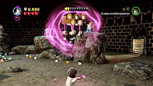 W każdym przypadku musimy rzucić czymś w Śmiercożerce - Ukryte zagrożenie | Opis przejścia - Rok 5 | LEGO Harry Potter Lata 5-7 - LEGO Harry Potter: Lata 5-7 - poradnik do gry