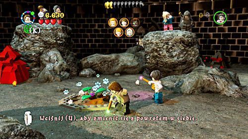 Przełączamy się na Syriusza, zmieniamy w formę psa i kopiemy w pisaku - Ukryte zagrożenie | Opis przejścia - Rok 5 | LEGO Harry Potter Lata 5-7 - LEGO Harry Potter: Lata 5-7 - poradnik do gry