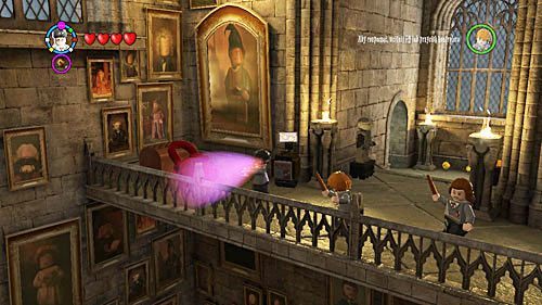 Po lekcji udajemy się za Nickiem dochodzi do momentu kiedy duch skręca a my nie mamy schodów - Lekcja 3 - Wywar Żywej Śmierci | Opis przejścia - Rok 6 | LEGO Harry Potter 5-7 - LEGO Harry Potter: Lata 5-7 - poradnik do gry