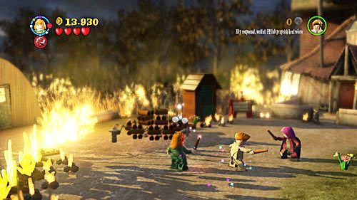 Wszystkie rzeczy zanosimy do pralki i wychodzimy na zewnątrz - Niekoniecznie wesołe święta | Opis przejścia - Rok 6 - LEGO Harry Potter: Lata 5-7 - poradnik do gry