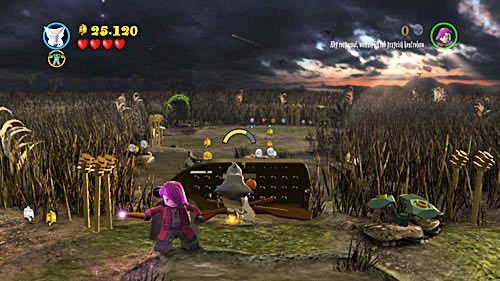 Zmieniamy formę na wilkołaka i ciągniemy za pomarańczową klamkę - Niekoniecznie wesołe święta | Opis przejścia - Rok 6 - LEGO Harry Potter: Lata 5-7 - poradnik do gry