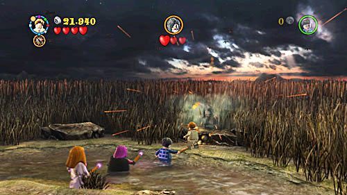 Kiedy jest ogłuszona rzucamy w nią magię RD - Niekoniecznie wesołe święta | Opis przejścia - Rok 6 - LEGO Harry Potter: Lata 5-7 - poradnik do gry