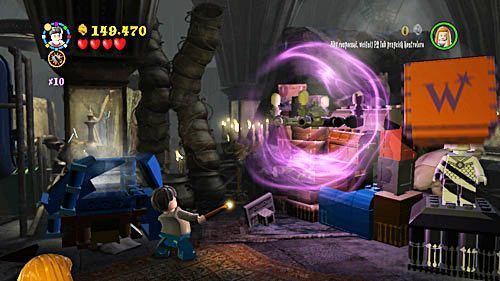 Ruszamy dalej, jednak kolejna bariera blokuje nam drogę - Miłość nie zna litości (2) | Opis przejścia - Rok 6 | LEGO Harry Potter Lata 5-7 - LEGO Harry Potter: Lata 5-7 - poradnik do gry