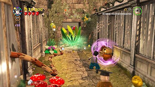 Kolejną część znajdziemy w szklarni po prawej - Felix Felicis | Opis przejścia - Rok 6 | LEGO Harry Potter Lata 5-7 - LEGO Harry Potter: Lata 5-7 - poradnik do gry