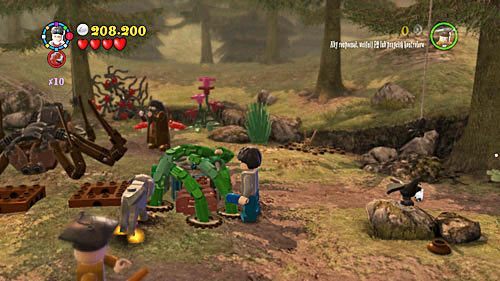 W pobliżu znajdziemy diabelskie sidła, które odstraszamy magią LM - Felix Felicis | Opis przejścia - Rok 6 | LEGO Harry Potter Lata 5-7 - LEGO Harry Potter: Lata 5-7 - poradnik do gry