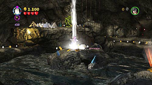 Trafiamy wraz z Dombledorem do jaskini, gdzieś po środku oceanu - Horkruks i dłoń | Opis przejścia - Rok 6 | LEGO Harry Potter Lata 5-7 - LEGO Harry Potter: Lata 5-7 - poradnik do gry