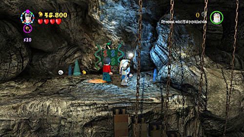 Przełączamy się na Pottera i podchodzimy do wężowych znaków - Horkruks i dłoń | Opis przejścia - Rok 6 | LEGO Harry Potter Lata 5-7 - LEGO Harry Potter: Lata 5-7 - poradnik do gry