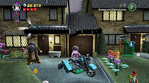 Kiedy mieliśmy ruszać, Hagrid niszczy przez przypadek swój motor, musimy go naprawić - Siedmiu Harrych | Opis przejścia - Rok 7 | LEGO Harry Potter Lata 5-7 - LEGO Harry Potter: Lata 5-7 - poradnik do gry