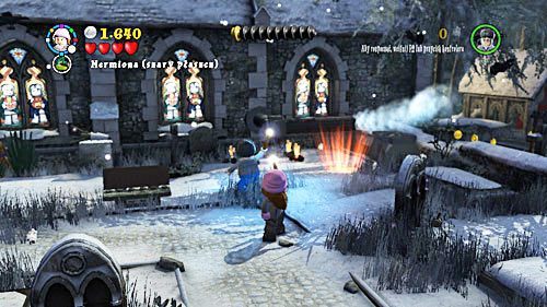 Kolejny grób znajdziemy tuż przy kościele - W śmiertelnym niebezpieczeństwie | Opis przejścia - Rok 7 - LEGO Harry Potter: Lata 5-7 - poradnik do gry