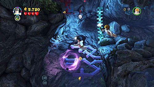 Natrafimy na zarośla, rozsuwamy je magią WL - Miecz i medalion | Opis przejścia - Rok 7 | LEGO Harry Potter Lata 5-7 - LEGO Harry Potter: Lata 5-7 - poradnik do gry