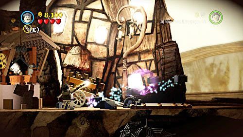 Wybieramy brata pierwszego, niszczymy stojące nam na drodze złote pudła - Ekscentryczny pan Lovegood (2) | Opis przejścia - Rok 7 - LEGO Harry Potter: Lata 5-7 - poradnik do gry