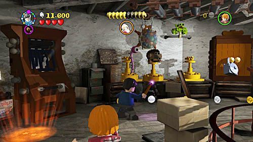 Wracamy z powrotem do domu Locegooda, i spotyka nas podobna sytuacja jak na początku - Ekscentryczny pan Lovegood (2) | Opis przejścia - Rok 7 - LEGO Harry Potter: Lata 5-7 - poradnik do gry