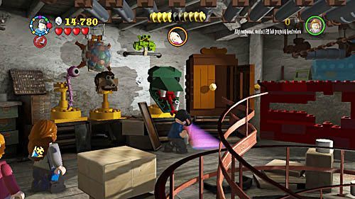 Do zdobycia ostatniego składnika potrzebne nam będą widmookulary - Ekscentryczny pan Lovegood (2) | Opis przejścia - Rok 7 - LEGO Harry Potter: Lata 5-7 - poradnik do gry