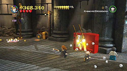 Wracamy z powrotem do sali ze smokiem - Klęska złodzieja | Opis przejścia - Rok 7 | LEGO Harry Potter Lata 5-7 - LEGO Harry Potter: Lata 5-7 - poradnik do gry