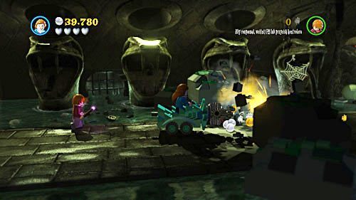 Wskakujemy na nie i jedziemy przed siebie, skały ustąpią z łatwością - Paląc mosty (2) | Opis przejścia - Rok 7 | LEGO Harry Potter Lata 5-7 - LEGO Harry Potter: Lata 5-7 - poradnik do gry