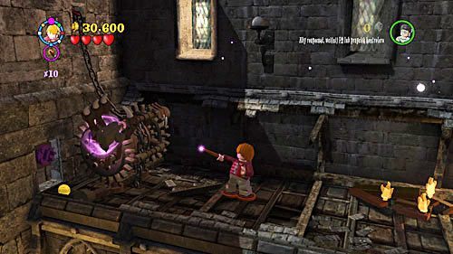Wkładamy złożony mechanizm w odpowiednie miejsce, a ten zaczyna działać poprawnie - Łzy Snapea | Opis przejścia - Rok 7 | LEGO Harry Potter Lata 5-7 - LEGO Harry Potter: Lata 5-7 - poradnik do gry