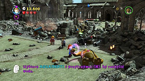 Kolejny, trzyma śpiący wielkolud, nie musimy się obawiać, że się obudzi - Luka w planie | Opis przejścia - Rok 7 | LEGO Harry Potter Lata 5-7 - LEGO Harry Potter: Lata 5-7 - poradnik do gry