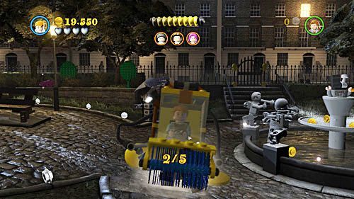 Czwartą i ostatnią część otrzymamy po sprzątnięciu wszystkich śmieci w parku - Mroczne czasy | Znajdźki - Rok 5 | LEGO Harry Potter Lata 5-7 - LEGO Harry Potter: Lata 5-7 - poradnik do gry