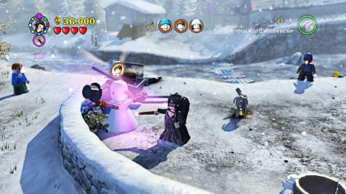 Podchodzimy do budki z gazetami i bierzemy ze sobą widmookulary - Gwardia Dumbledorea | Znajdźki - Rok 5 | LEGO Harry Potter Lata 5-7 - LEGO Harry Potter: Lata 5-7 - poradnik do gry