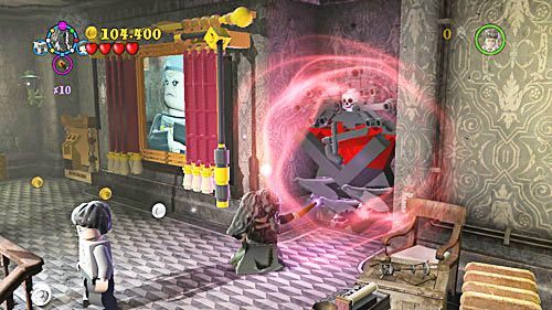 Szton stworka znajdziemy w szafie na drugim piętrze - Problemy stworka | Znajdźki - Rok 5 | LEGO Harry Potter Lata 5-7 - LEGO Harry Potter: Lata 5-7 - poradnik do gry