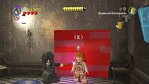 Na pierwszym piętrze jest zamknięty kufer - Problemy stworka | Znajdźki - Rok 5 | LEGO Harry Potter Lata 5-7 - LEGO Harry Potter: Lata 5-7 - poradnik do gry