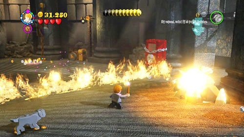 W miejscu w którym zobaczymy smoka są cztery srebrne skały - Klęska złodzieja | Znajdźki - Rok 7 | LEGO Harry Potter Lata 5-7 - LEGO Harry Potter: Lata 5-7 - poradnik do gry