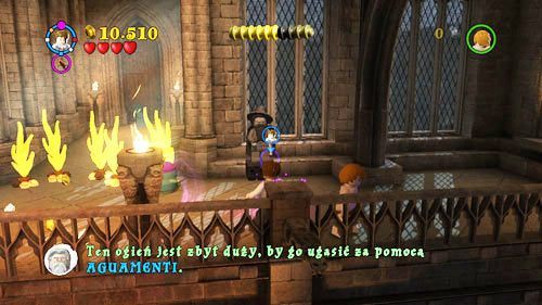Kiedy śledzimy poczynania Luny i Harrego, pod koniec musimy wypełnić zbiornik wodą - Paląc mosty | Znajdźki - Rok 7 | LEGO Harry Potter Lata 5-7 - LEGO Harry Potter: Lata 5-7 - poradnik do gry