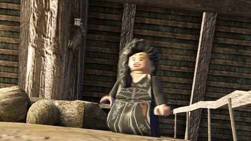 Po wygranej walce z Bellatrix otrzymamy szton Bellatrix Lestrange - Luka w planie | Znajdźki - Rok 7 | LEGO Harry Potter Lata 5-7 - LEGO Harry Potter: Lata 5-7 - poradnik do gry