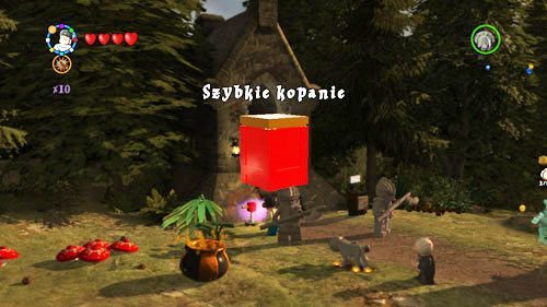 Miejsce: Przedzamcze - Czerwone klocki | Dodatkowe znajdźki | LEGO Harry Potter Lata 5-7 - LEGO Harry Potter: Lata 5-7 - poradnik do gry