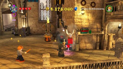 Miejsce: Sala Wejściowa - Czerwone klocki | Dodatkowe znajdźki | LEGO Harry Potter Lata 5-7 - LEGO Harry Potter: Lata 5-7 - poradnik do gry