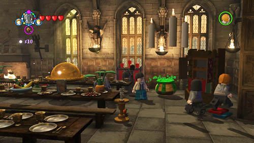 Miejsce: Wielka Sala - Czerwone klocki | Dodatkowe znajdźki | LEGO Harry Potter Lata 5-7 - LEGO Harry Potter: Lata 5-7 - poradnik do gry