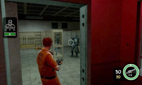 W pewnej chwili trafisz na klatkę schodową - Ścieżka Zła - Prisoner Without A Clue | Opis przejścia Postal III - Postal III - poradnik do gry