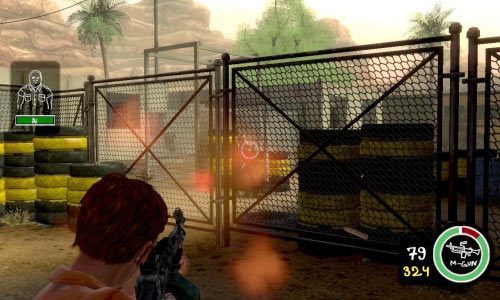 W końcu dotrzesz na podwórze, gdzie więźniowie walczą z policjantami - Ścieżka Zła - Prisoner Without A Clue | Opis przejścia Postal III - Postal III - poradnik do gry