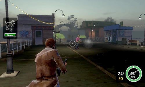 Pozbieraj amunicję znajdującą się w pomieszczeniu, po czym wybiegnij na korytarz, a potem na zewnątrz - Ścieżka Zła - Daveland | Opis przejścia Postal III - Postal III - poradnik do gry