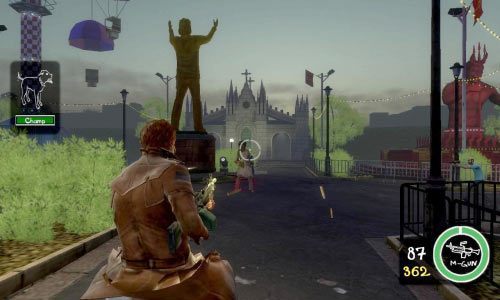 Przejdź przez nią, a dotrzesz do wesołego miasteczka, gdzie roi się od przeciwników - Ścieżka Zła - Daveland | Opis przejścia Postal III - Postal III - poradnik do gry