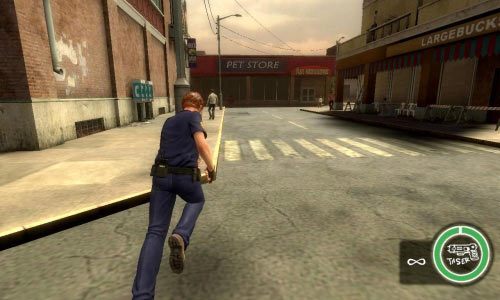 Wróć na ulicę, na skrzyżowaniu wybierz drogę z prawej i rusz przed siebie - Ścieżka Dobra - Patrol Mission 1 | Opis przejścia Postal III - Postal III - poradnik do gry