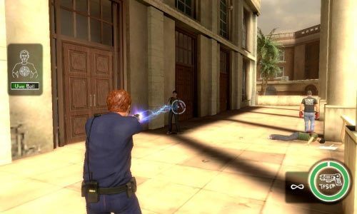 Staraj się tego dokonywać na dole schodów, ponieważ jeśli będziesz stał przy reżyserze, to wszyscy zaczną biec w waszą stronę i w końcu przytłoczą was liczebnie - Ścieżka Dobra - Save Uwe Bolls Carrer | Opis przejścia Postal III - Postal III - poradnik do gry