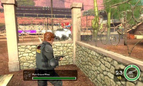 Tym razem musisz stawić czoła nosorożcowi - Ścieżka Dobra - Police Gay Rodeo | Opis przejścia Postal III - Postal III - poradnik do gry