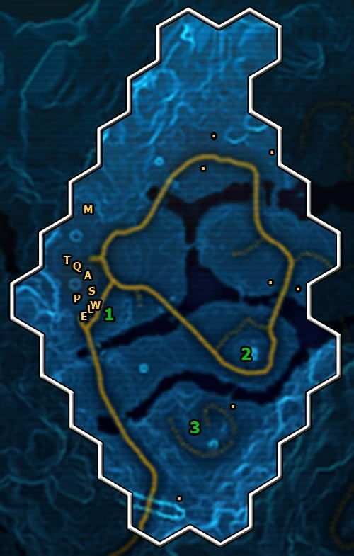 Za odkrycie tej lokacji otrzymasz 30 XP, a po udaniu się w głąb obszaru dostaniesz także wpis do encyklopedii - Locations: The Gnarls - warty 45 XP - (02) The Gnarls | Miejsca | Star Wars The Old Republic - Star Wars: The Old Republic - poradnik do gry