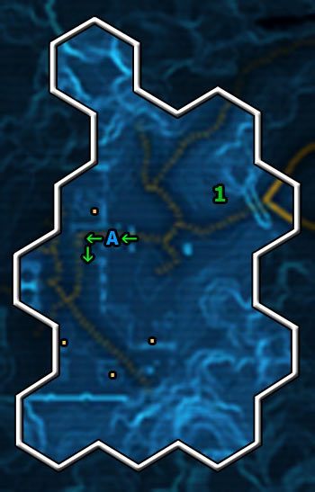 Za odkrycie tej lokacji otrzymasz 147 XP, a po udaniu się w głąb obszaru dostaniesz także wpis do encyklopedii - Locations: Ruins of Kaleth - warty 300 XP - (09) Lower Kaleth | Miejsca | Star Wars The Old Republic - Star Wars: The Old Republic - poradnik do gry