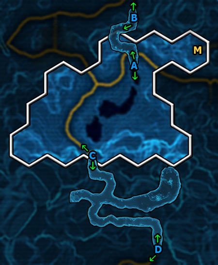 Za odkrycie tej lokacji otrzymasz 270 XP - (12) Tythos River Valley | Miejsca | Star Wars The Old Republic - Star Wars: The Old Republic - poradnik do gry