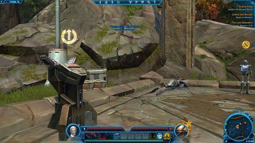 Skieruj kroki na zachód, do Lower Kaleth przez bramę w [2] - (L06) Enemy Force | Jedi Knight | Star Wars The Old Republic - Star Wars: The Old Republic - poradnik do gry
