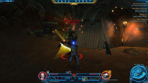 Jeśli nie masz już nic do zrobienia w Tythos Ridge, udaj się do Wioski Kalikori - możesz w tym celu przenieść się po prostu do Quick Travel Point (Kalikori Village) lub iść przez The Hollows na piechotę - (L06) The Face of the Enemy | Jedi Knight | Star Wars The Old Republic - Star Wars: The Old Republic - poradnik do gry