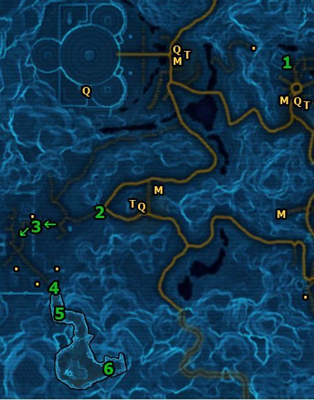 Zadanie zaczynasz w [1] - (L07) Dark Temptations | Jedi Knight | Star Wars The Old Republic - Star Wars: The Old Republic - poradnik do gry