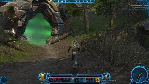 W drugiej jaskini jedynymi przeciwnikami będą średnio wymagający Flesh Raider Feral Adepts - (L09) Weapon of the Jedi (1) | Jedi Knight | Star Wars The Old Republic - Star Wars: The Old Republic - poradnik do gry