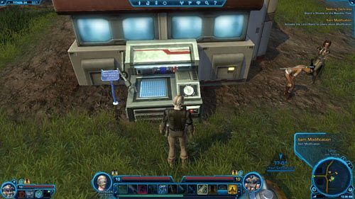 Wejdź do Świątyni Jedi przez wrota w [9], a potem po schodach w [10] na drugi poziom - (L09) Weapon of the Jedi (2) | Jedi Knight | Star Wars The Old Republic - Star Wars: The Old Republic - poradnik do gry