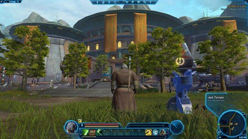 Wejdź do komnaty w [11], aby zakończyć to zadanie i pomówić z Master Yuon Par - (L01) The Path of a Jedi | Jedi Consular | Star Wars The Old Republic - Star Wars: The Old Republic - poradnik do gry